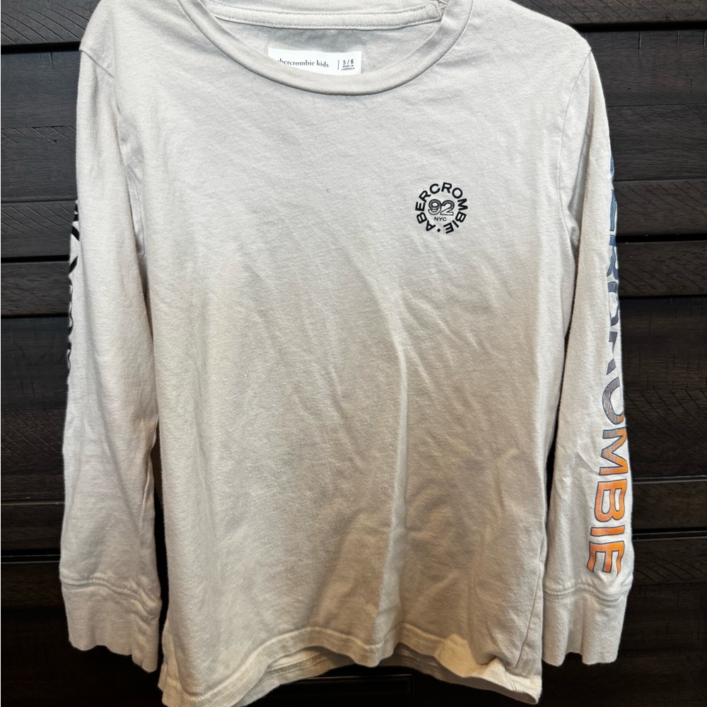 Abercrombie Gray Long Sleeve Shirt